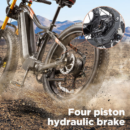 BURCHDA HC26 AWD Fat Tire Electric Bike