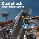 BURCHDA HC26 AWD Fat Tire Electric Bike